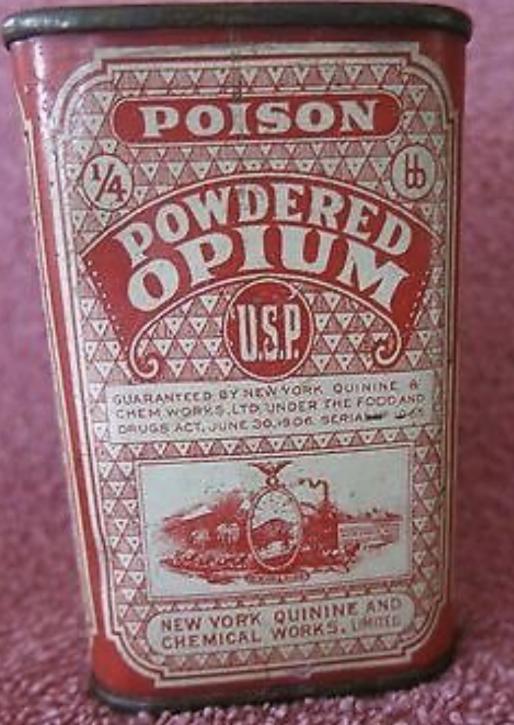 bottle - A Poison Powdered U.S.P bb Guaranteed By New York Quinine & Chem Works Ltd Under The Food And Drugs Act. June 30, 906 Seria New York Quinine And Chemical Works. United